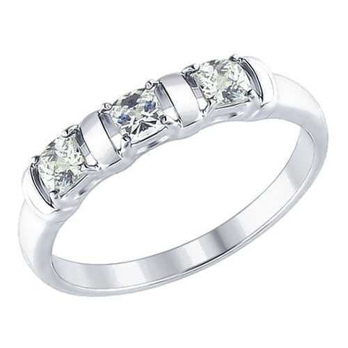 Кольцо женское SOKOLOV из серебра со Swarovski Zirconia 89010065 р.17 в Московский Ювелирный Завод