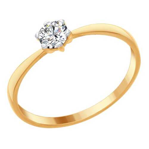 Кольцо женское SOKOLOV из серебра со Swarovski Zirconia 89010090 р.15 в Московский Ювелирный Завод