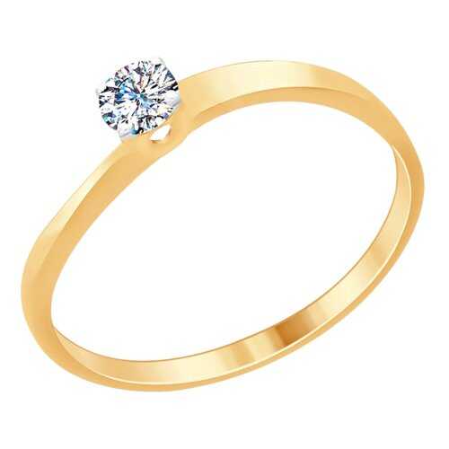 Кольцо женское SOKOLOV из серебра со Swarovski Zirconia 89010092 р.15 в Московский Ювелирный Завод