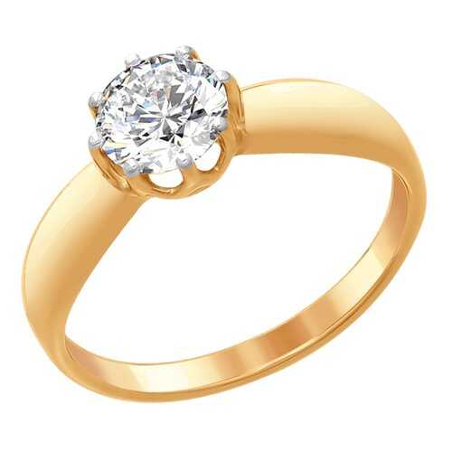 Кольцо женское SOKOLOV из серебра со Swarovski Zirconia 89010097 р.17 в Московский Ювелирный Завод