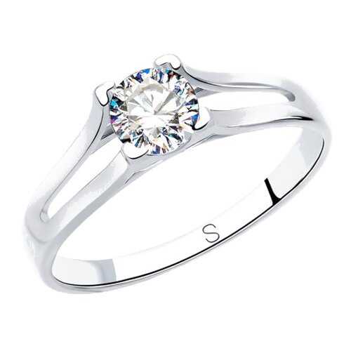 Кольцо женское SOKOLOV из серебра со Swarovski Zirconia 89010119 р.19 в Московский Ювелирный Завод