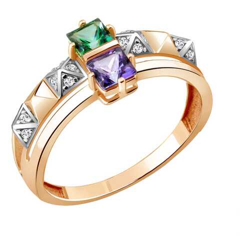 Кольцо женское Aquamarine 65846525А р.18.5 в Московский Ювелирный Завод