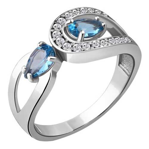 Кольцо женское Aquamarine 6917605А.5 р.17.5 в Московский Ювелирный Завод
