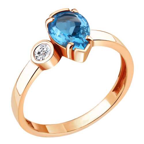 Кольцо женское Aquamarine 6922005А.6 р.17.5 в Московский Ювелирный Завод