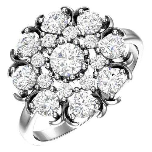 Кольцо женское F-Jewelry A1100964-00775 р.19 в Московский Ювелирный Завод