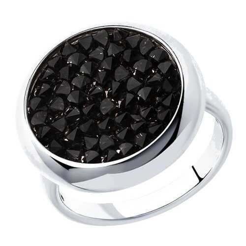 Серебряное кольцо женское с кристаллами Swarovski SOKOLOV 94012428 р.20 в Московский Ювелирный Завод