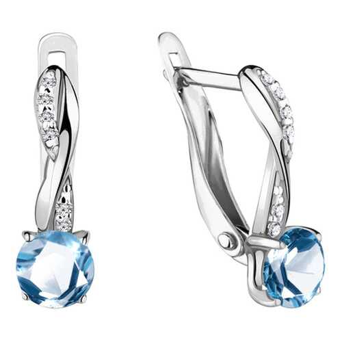 Серьги Aquamarine 4406105А.5 в Московский Ювелирный Завод