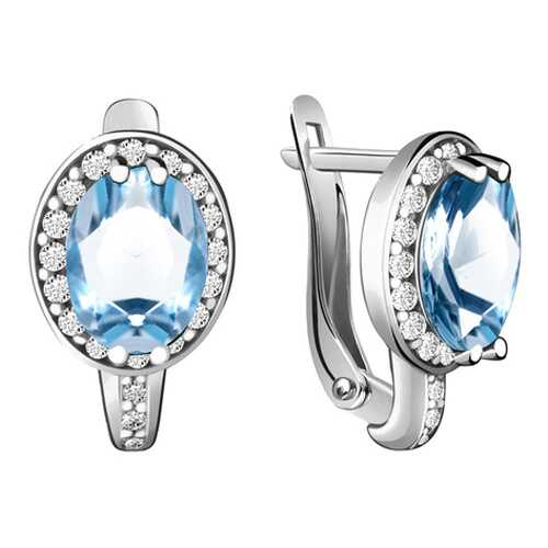 Серьги Aquamarine 4413705А.5 в Московский Ювелирный Завод
