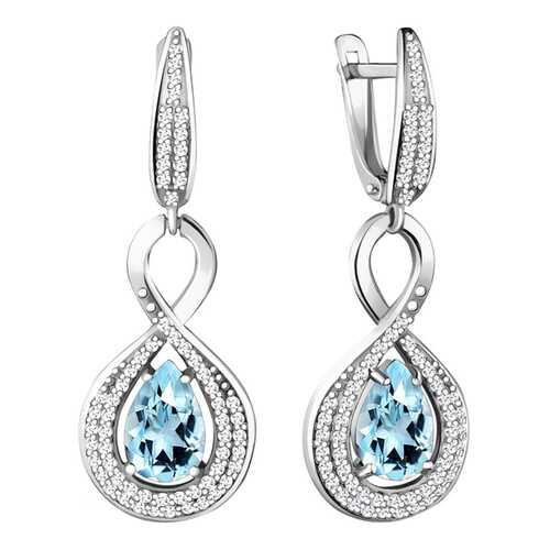 Серьги Aquamarine 4449702А.5 в Московский Ювелирный Завод