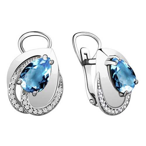 Серьги Aquamarine 4478705А.5 в Московский Ювелирный Завод