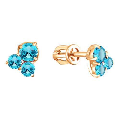 Серьги Aquamarine 4480205.6 в Московский Ювелирный Завод