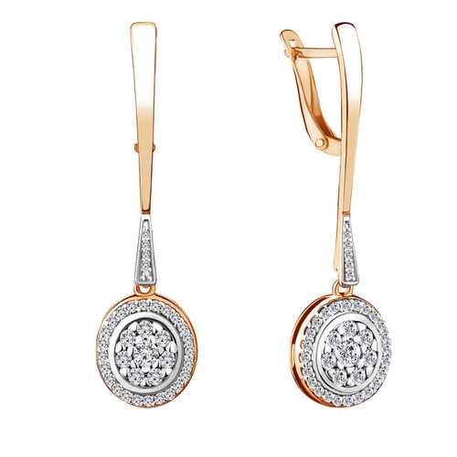 Серьги Aquamarine 46988А.6 в Московский Ювелирный Завод