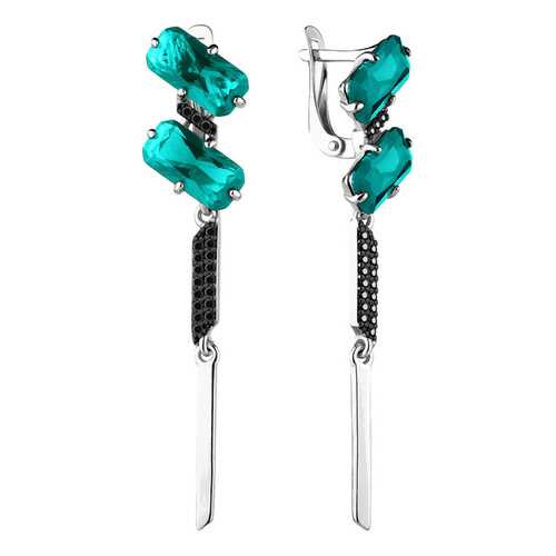 Серьги Aquamarine 4702288Ч.5 в Московский Ювелирный Завод