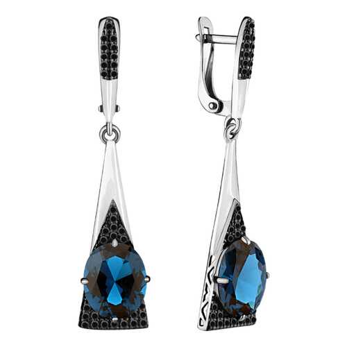 Серьги Aquamarine 4702893Ч.5 в Московский Ювелирный Завод