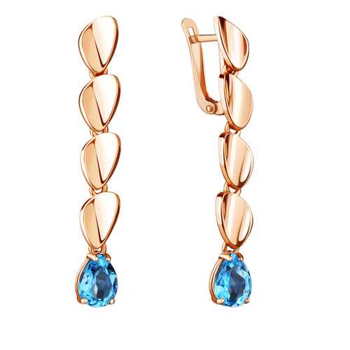 Серьги Aquamarine 4722505.6 в Московский Ювелирный Завод