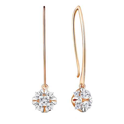 Серьги Aquamarine 48343А.6 в Московский Ювелирный Завод