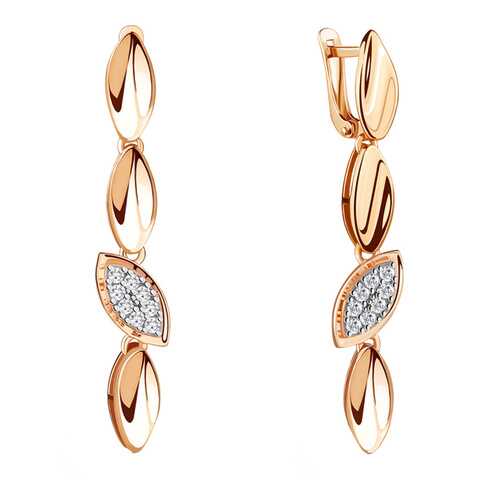 Серьги Aquamarine 48596А.6 в Московский Ювелирный Завод