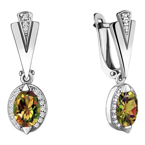 Серьги женские Aquamarine 4387919А.5_OS_2,94гр. в Московский Ювелирный Завод