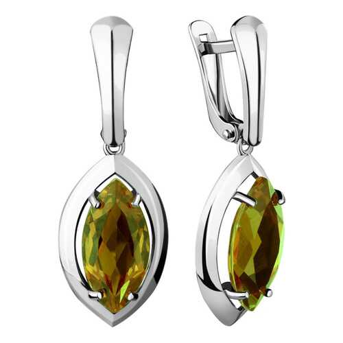 Серьги женские Aquamarine 4446919.5_OS_3,7гр. в Московский Ювелирный Завод