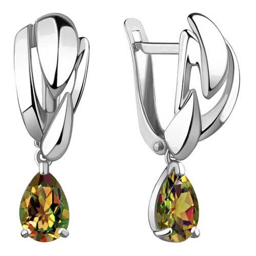 Серьги женские Aquamarine 4489619.5_OS_4,45гр. в Московский Ювелирный Завод
