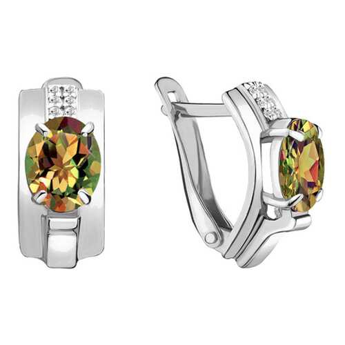 Серьги женские Aquamarine 4493019А.5_OS_3,41гр. в Московский Ювелирный Завод