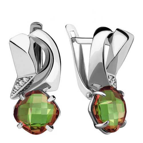 Серьги женские Aquamarine 4494719А.5_OS_3,59гр. в Московский Ювелирный Завод