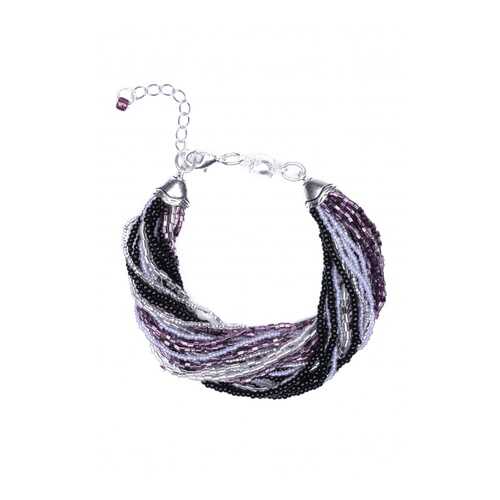 Браслет бисерный Bottega Murano 09020324 15 черно-фиолетовый в Московский Ювелирный Завод