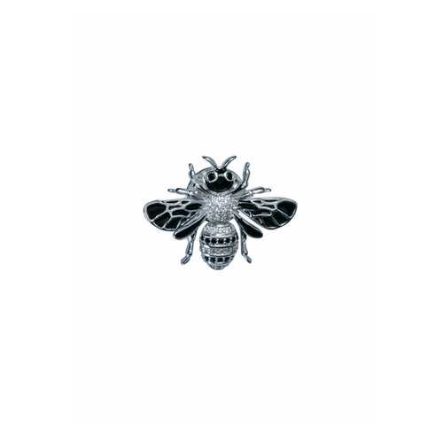 Брошь Corona style B005Br6104232K006-SILVER в Московский Ювелирный Завод