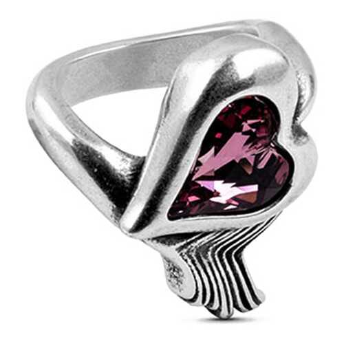 Кольцо Ciclon Cuore со вставкой swarovski CN-EMO501 розовое в Московский Ювелирный Завод