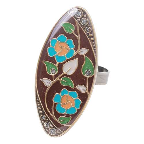 Кольцо женское Clara Bijoux K77114-4 коричневое в Московский Ювелирный Завод