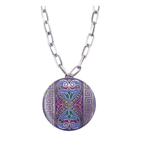 Колье женское Clara Bijoux B75003.50 V фиолетовое в Московский Ювелирный Завод