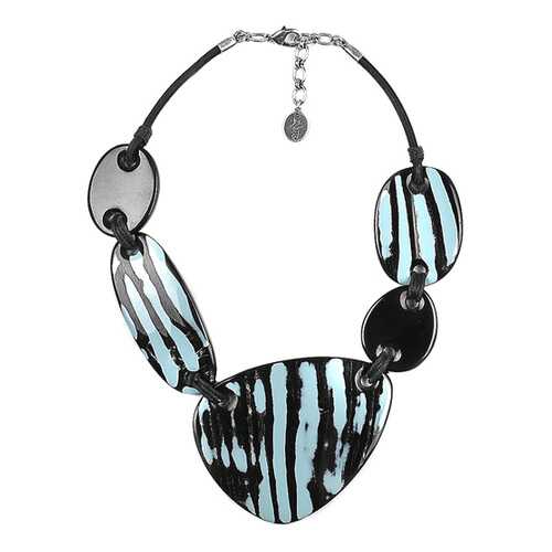 Колье женское Nature Bijoux NB20.1-15-41021 голубое/черное в Московский Ювелирный Завод