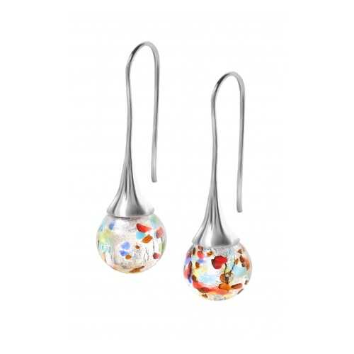 Серьги Bottega Murano 09030401 серебристые в Московский Ювелирный Завод