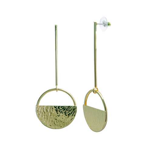 Серьги Corona style B001EGK7112680-GOLD в Московский Ювелирный Завод