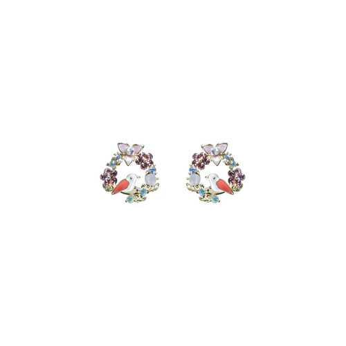Серьги Corona style B005E1118030K025-GOLD в Московский Ювелирный Завод