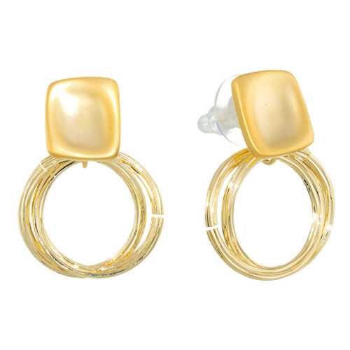 Серьги Corona Style B006E0812046 золотистые в Московский Ювелирный Завод