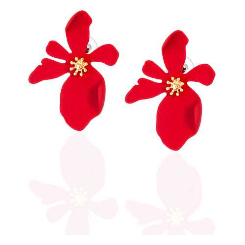 Серьги Lattrice 221155414 красные в Московский Ювелирный Завод