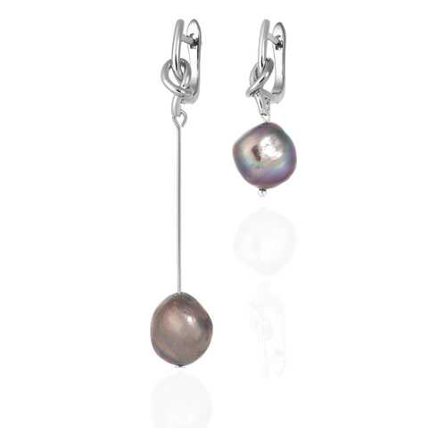 Серьги Lattrice 54666130 коричневые в Московский Ювелирный Завод
