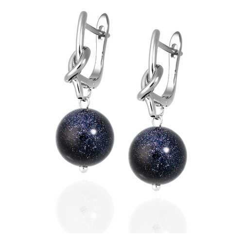Серьги Lattrice 54666135 синие в Московский Ювелирный Завод