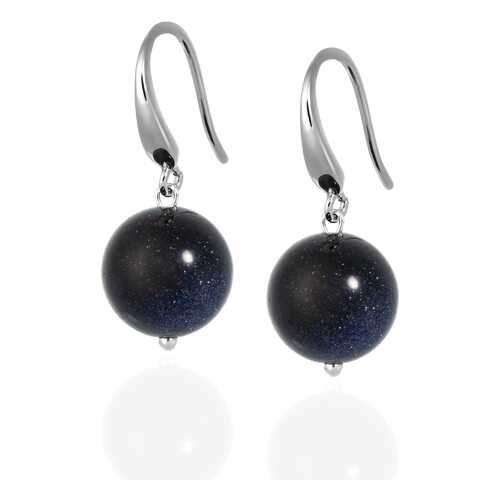 Серьги Lattrice 54666143 синие в Московский Ювелирный Завод