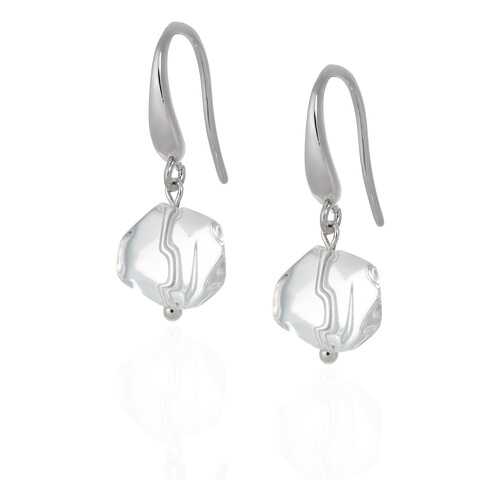 Серьги Lattrice 54666151 прозрачные в Московский Ювелирный Завод