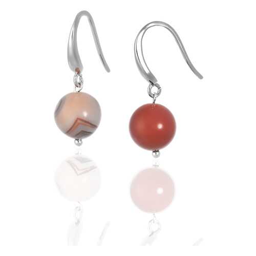 Серьги Lattrice, вставка агат, артикул 54666020 в Московский Ювелирный Завод