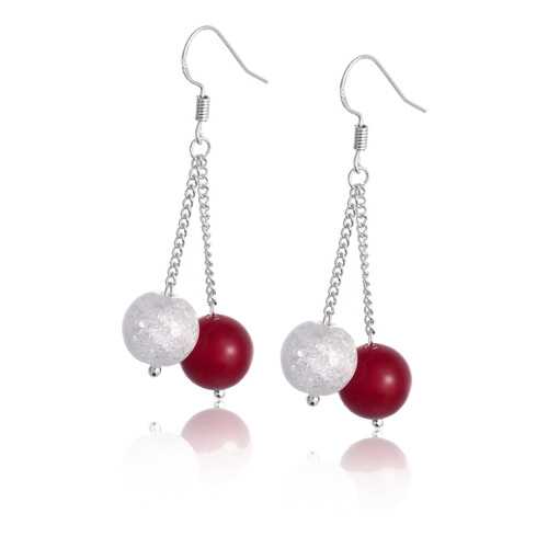 Серьги Lattrice, вставка коралл, артикул 53577606 в Московский Ювелирный Завод