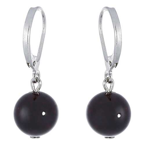 Серьги My-bijou Висюльки, гранат 2,8 см в Московский Ювелирный Завод