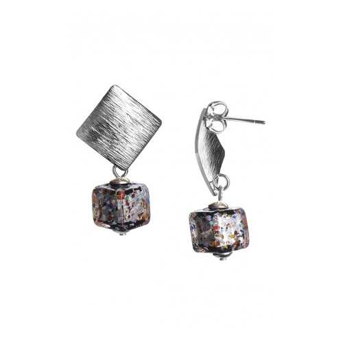 Серьги Perla Metallo Rombo Arlecchino 09030616 серебристые в Московский Ювелирный Завод