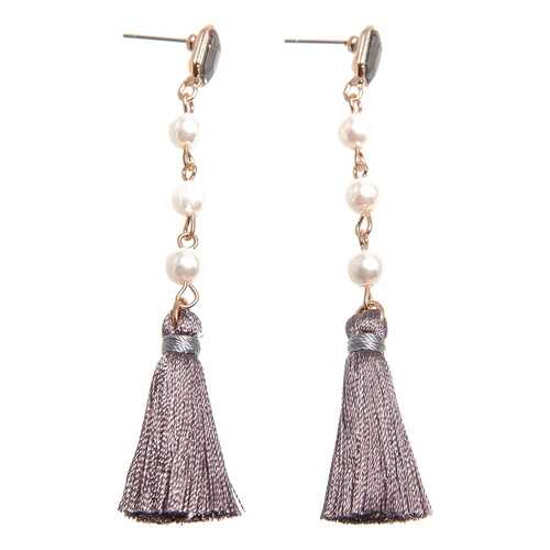 Серьги женские Asavi Jewel ER810078 серые в Московский Ювелирный Завод