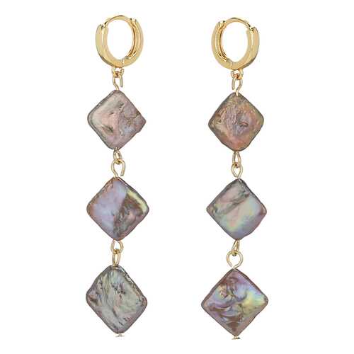 Серьги женские My-bijou 303-1603 коричневые в Московский Ювелирный Завод